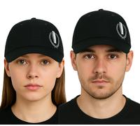 My Chemical Romance Unisex Cap Baumwoll-Cap Baseball-Cap mit gebogenem Schirm TC104147MCR Schwarz