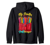 My Doodles Pay THE Rent ON Paper Kapuzenjacke