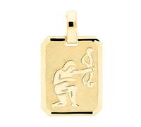 My Gold Damen Herren Sternzeichen Anhänger SCHÜTZE Gold 333 (Ohne Kette) Echtes Gelbgold (8 Karat) Platte 21mm x 12mm Gaudino A-04400-G303-Sch