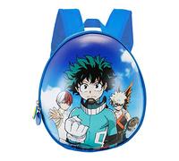 My Hero Academia 1 2 3 Action-Eggy Rucksack, Blau