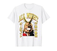 My Hero Academia All Might Porträt und Name T-Shirt