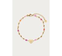 My Jewellery Armband mit Herz-Anhänger und lila Perlen | My Jewellery One size