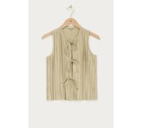 My Jewellery Hellgrünes Oberteil mit Biesen und Schleifen | My Jewellery XL