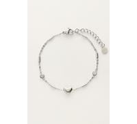 My Jewellery Minimalistisches Armband mit Herz und Röhrchen | My Jewellery One size