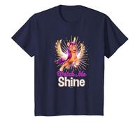 My Little Pony: A New Generation Sunny Watch Me Shine T-Shirt, Kinder, Marineblau, 128