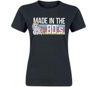 My Little Pony Made in The 80's Frauen T-Shirt schwarz S 100% Baumwolle Fan-Merch, Filme, TV-Serien
