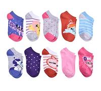 My Little Pony My Little Pony No-Show-Socken für Mädchen, Lavendel (10er-Pack), M