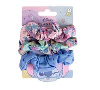 My sweety pop | 3 Stück Haargummis Stitch Kinder | Elastisches Haar Mädchen Weich aus Polyester | Frisur Zubehör Lilo und Stitch | Farben Blau Grün Rosa | Geschenk