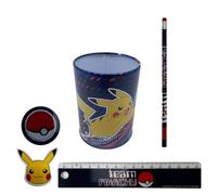 My sweety pop Pokemon Schreibwaren-Set, 6-teilig, für Jungen, Schule, Schreibwaren