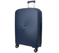 MY TRAVEL BAG Hartschalen-Koffer Trolley Tasche Reisekoffer Polypropylen (Handgepäck-Mittel-Groß-Set) 360° Zwillingsrollen (Blau, Mittlerer Koffer (67cm))