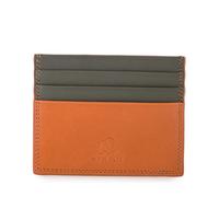 My Walit slim Kreditkartenetui mit Betrugsschutz schwarz-orange Tan-Olive - Farb-Varianten: Multicolor