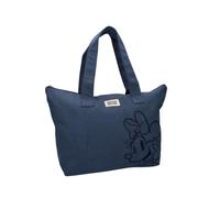 mybagstory Einkaufstasche aus Cordstoff, Minnie-Maus, blau, für Damen, Teenager, Strand, Shopping, Schule, College, Größe 48 cm, Schultergurte, Minnie Mouse - Blau, Einheitsgröße