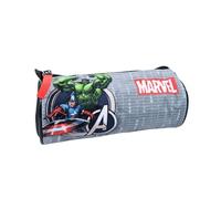 mybagstory Federmäppchen für Jungen - Avengers - Kinder - Schule - Grundschule - Kindergarten - Krippe - Federmäppchen für Jungen - Größe 20 cm, Avengers, Grau, Klassisch