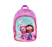 mybagstory Gabby's Dollhouse Rucksack für Mädchen, Gabby, Kinder, Schule, Grundschule, Kindergarten, Kindergarten, Schulranzen, Mädchen, Größe 38 cm, verstellbare Träger, Geschenkidee, 3701656305651,