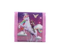 mybagstory - Geldbörse/Geldbörse für Kinder, Mädchen, Unicorn Academy - Violett - für Kinder - Schule - Kindergarten - Kindergarten - Urlaub - 10 cm