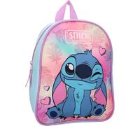 mybagstory | Kinderrucksack | Kleiner Schulranzen Kindergarten und Grundschule ab 5 Jahren | verstellbare Träger | Geschenkideen | Maße 29 x 22 x 9 cm, Stitch - Rosa/Blau, Youngster, Klassisch