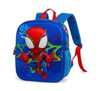 mybagstory Kinderrucksack Spidey | Freizeit und Schule | Blau und Rot | Ergonomische Tasche, 32 x 10 x 25 cm, ideal für den Kindergarten. Strapazierfähige und leichte Materialien für den täglichen