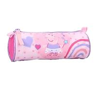 mybagstory Peppa Pig Federmäppchen, für Kinder, Schule, Grundschule, Kindergarten, Kindergarten, Krippe, Federmäppchen für Jungen/Mädchen, Größe 21 cm, Rosa