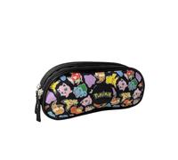 mybagstory Pokemon Federmäppchen, Doppelfach, 22,5 x 9,5 x 7,3 cm, Reißverschluss, für Jungen, Grundschule, Geschenkidee