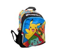 mybagstory - Pokémon - Rucksack für Jungen, 38 x 28 x 16 cm - Grundschultasche für Kinder mit 2 Reißverschlussfächern - Schule - Kindergarten - Geschenkidee