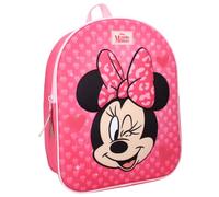mybagstory - Rucksack - 3D - Minnie Mouse - Rosa - Kinder - Schule - Kindergarten - Grundschule - Schulranzen für Mädchen - Größe 32 cm - verstellbare Träger - Geschenkidee
