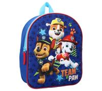 mybagstory - Rucksack - 3D - Paw Patrol - Blau - Kinder - Schule - Kindergarten- Schulranzen Jungen - Größe 32 cm - verstellbare Träger - Geschenkidee