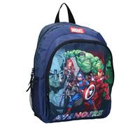 mybagstory - Rucksack - Avengers - Blau - Kinder - Schule - Grundschule - Kindergarten - Schulranzen - Jungen - Größe 35 cm - verstellbare Träger - Geschenkidee, blau, 35 cm