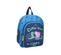 mybagstory - Rucksack für Jungen Peppa Pig Blau - Schule - Kindergarten - Größe 31 cm - Verstellbare Träger - Geschenkidee