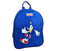 mybagstory Rucksack für Jungen - Sonic - Blau - Kinder - Schule - Kindergarten - Krippe - Schulranzen für Jungen - Größe 32 cm - verstellbare Träger - Geschenkidee, blau, 32 cm