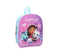 mybagstory - Rucksack für Kinder, Mädchen, blau, Gabby - Kinder - Schule - Kindergarten - Krippe - Schulranzen Mädchen - Größe 29 cm - verstellbare Träger - Geschenkidee, Gabby's Dollhouse, Blau,