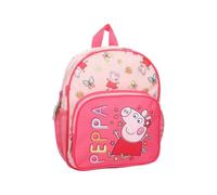 mybagstory Rucksack für Mädchen Peppa Wutz, Rosa, Kinder, Schule, Kindergarten, Kindergarten, Krippe, Schulranzen, Mädchen, Größe 29 cm, verstellbare Träger, Geschenkidee