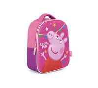 mybagstory - Rucksack Mädchen Peppa Pig- Rosa - Kinder - Schule - Kindergarten - Kindergarten - Schulranzen Mädchen - Verstellbare Träger - Geschenkidee - 32 cm, Peppa Wutz, Rosa, enfant