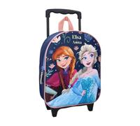 mybagstory - Rucksack mit Rollen 3D Die Eiskönigin für Mädchen - Kinder - Schule - Kindergarten - Kindergarten - Schulranzen für Mädchen - Größe 32 cm - verstellbare Träger - Rollen - Geschenkidee,