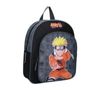 mybagstory - Rucksack - Naruto - Grau - Kind - Schule - Vorschule - Kindertagesstätte - Grundschule - Jungen-Schulranzen - Größe 30 cm - Verstellbare Träger - Geschenkidee