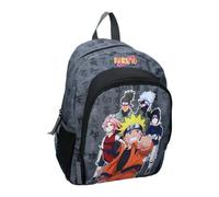 mybagstory - Rucksack - Naruto - Grau - Kinder - Schule - Grundschule - Kindergarten - Schulranzen - Jungen - Größe 35 cm - verstellbare Träger - Geschenkidee, grau, 35 cm