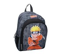 mybagstory - Rucksack - Naruto - Grau - Kinder - Schule - Grundschule - Kindergarten - Schulranzen - Jungen - Größe 35 cm - verstellbare Träger - Geschenkidee, grau, 35 cm