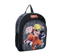 mybagstory - Rucksack - Naruto - Grau - Kinder - Schule - Kindergarten - Grundschule - Schulranzen Jungen - Größe 30 cm - verstellbare Träger - Geschenkidee, grau, 30 cm