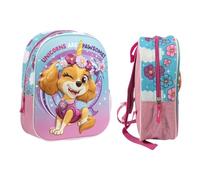 mybagstory Rucksack Paw Patrol 3D - Kinder 31 x 26 x 10 cm - Relief-Effekt - 1 Reißverschlussfach + Netzfach - verstellbare Träger - Kindergartentasche - Geschenkidee