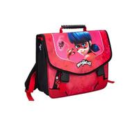 mybagstory Schulranzen für Mädchen Miraculous rot - Kinder - Schule - Kindergarten - Grundschule - Grundschule - Größe 38 cm - verstellbare Träger - Geschenkidee, Miraculous Rot, Enfant