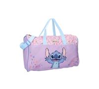 mybagstory Sporttasche für Mädchen - Reisetasche Stitch Disney - Kinder - Schule - Kindergarten - Grundschule - Grundschule - Tasche für Mädchen - Größe 40 cm - verstellbarer Riemen - Geschenkidee