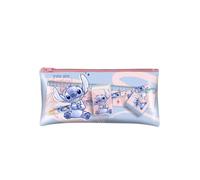 mybagstory - Stitch Disney Mädchen Federmäppchen, transparent, 18 cm | Ideal für Schule, Kindergarten und Grundschule - eine perfekte Geschenkidee.