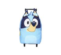 mybagstory Trolley für Kinder Bluey | Rucksack mit Rollen 33 cm | leichtes Kabinengepäck für Schule und Reise | Offizielles Motiv Bluey und Bingo | 100 % strapazierfähiges Polyester