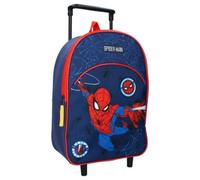 mybagstory Trolley - Spiderman - Blau - Kinder - Schule - Kindergarten - Grundschule - Grundschule - Schulranzen für Jungen - Größe 33 cm - verstellbare Träger - Rollen - Geschenkidee
