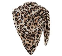 MyBeautyworld24 Oversized Damen-Schal Übergroßer Winterschal beidseitig tragbar mit Leomuster Halstuch Animalprint