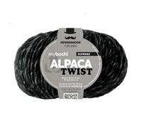 MyBoshi Alpaca Twist 50g Farbe 696 Schwarz (4,94 € pro 100 m) Farbe:Farbe 696 Schwarz