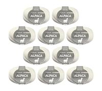 myboshi Alpaca-Wolle zum Häkeln/Stricken, temperaturregulierend, angenehm weich, für Damenoberbekleidung, Weiß (Weiß), 10 Knäuel