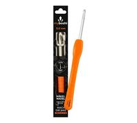 myboshi Häkelnadel mit ergonomischem Easy-Grip-Griff, in 12 verschiedenen Stärken, für ermüdende oder schmerzende Hände, Grau 5mm