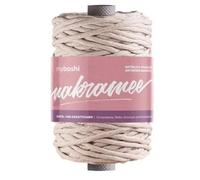 MyBoshi Makramee gezwirntes Baumwollseil 4mm 50m nude (12,98 € pro 100 m) Farbe:Nude