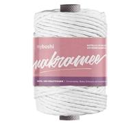 myboshi Makramee, 100% Baumwolle 50m-Lauflänge, gezwirnt, 4mm