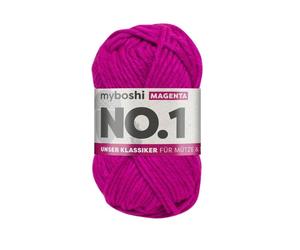MyBoshi No.1 Häkel- und Strickgarn 50g Farbe 162 Magenta (6,98 € pro 100 g) Farbe:Farbe 162 Magenta